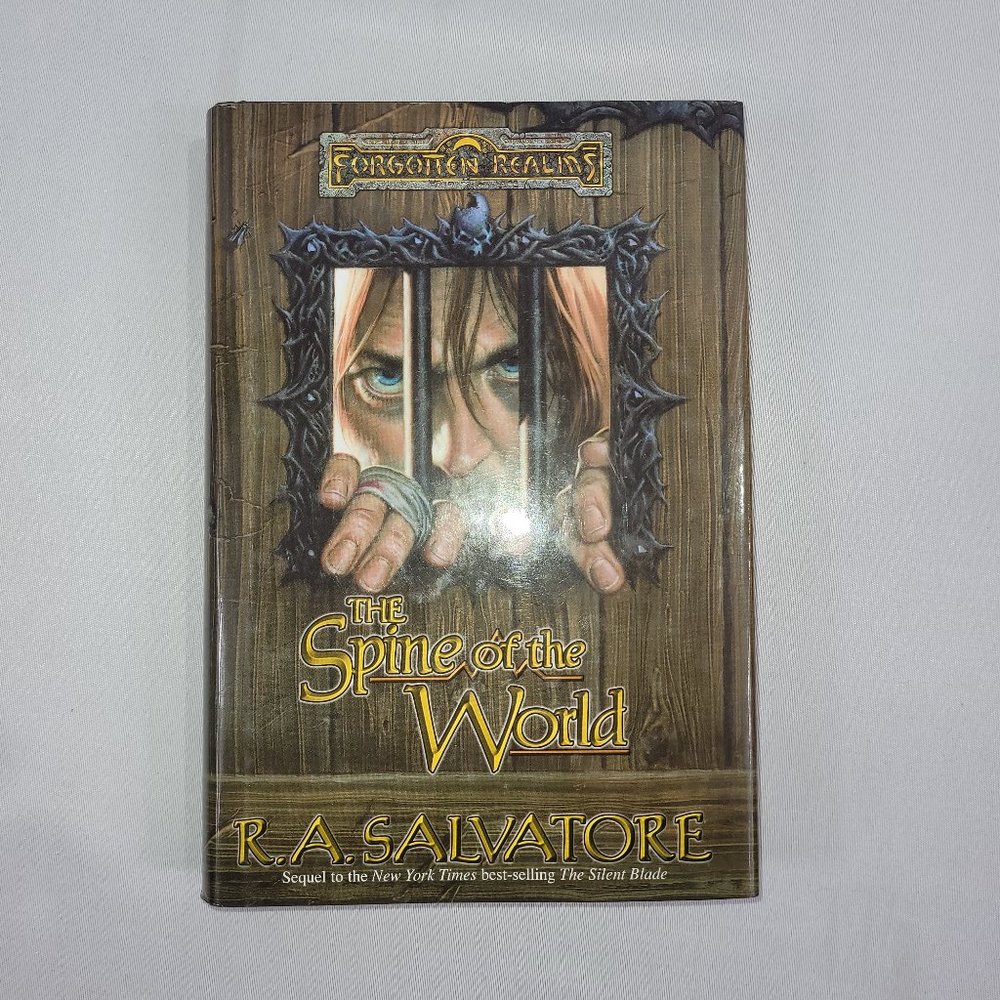 D&D RA Salvatore Forgotten Realms Spine of the World Hardcover Book Club Edition